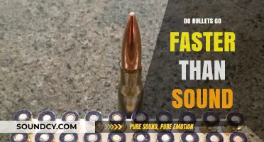 Bullets and the Speed of Sound: Who Wins?