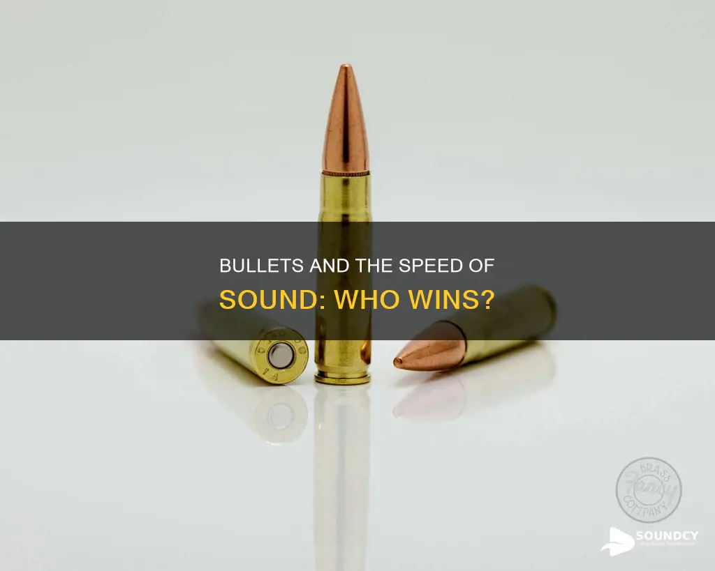 do bullets go faster than sound