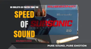 Do Bullets Break the Sound Barrier? Speed of Sound vs. Bullets