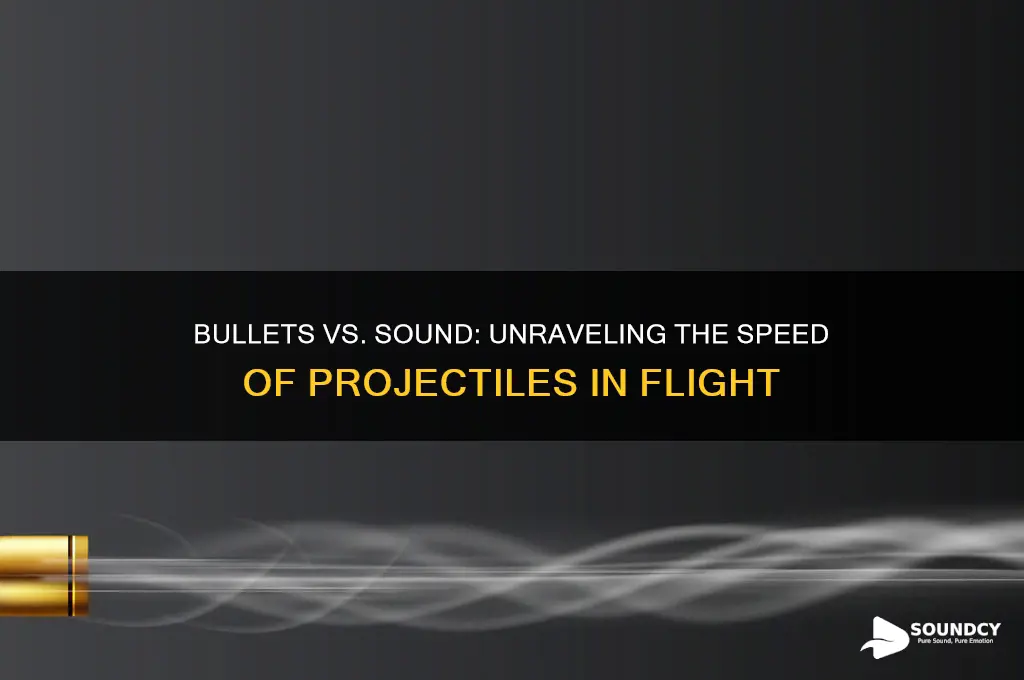 do bullets travel faster than the speed of sound