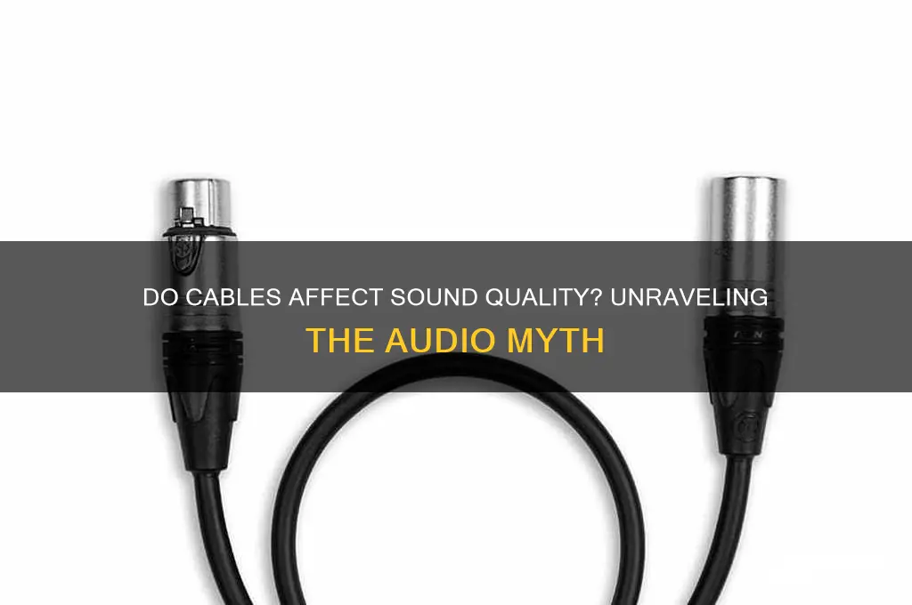 do cables affect sound quality