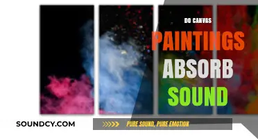 Can Canvas Paintings Absorb Sound? Exploring Art's Acoustic Impact