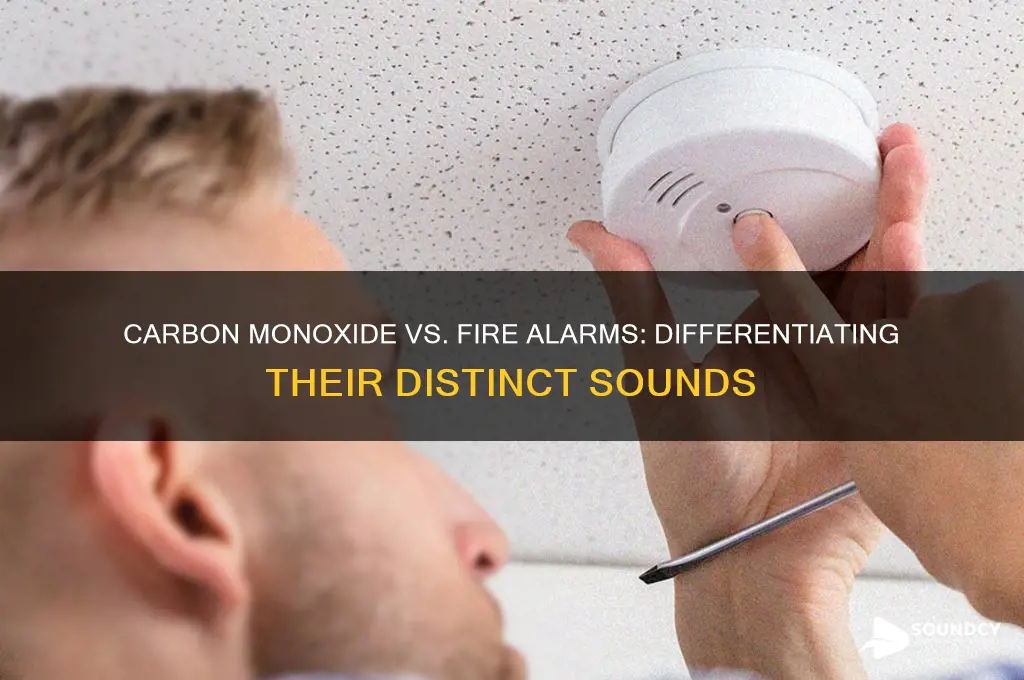 do carbon monoxide and fire alarms sound the same