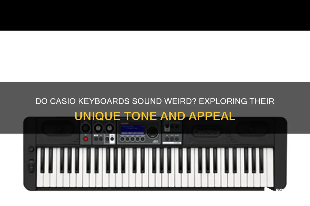 do casio keyboards sound weird