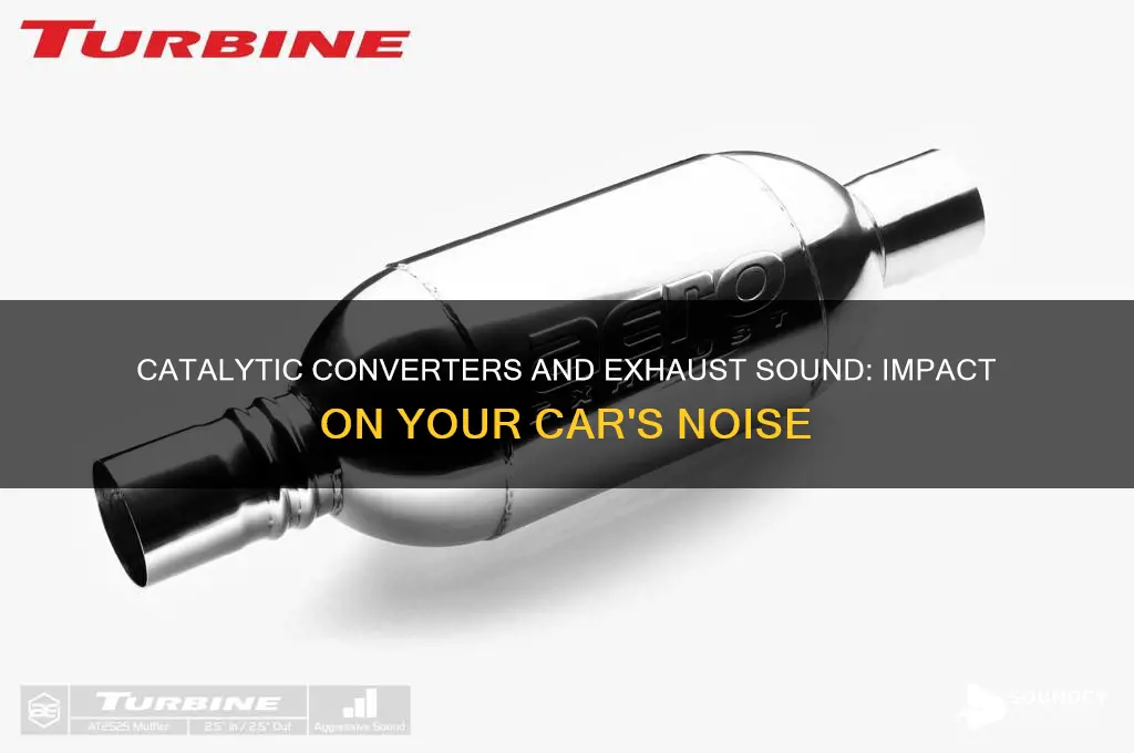 do catalytic converters affect sound