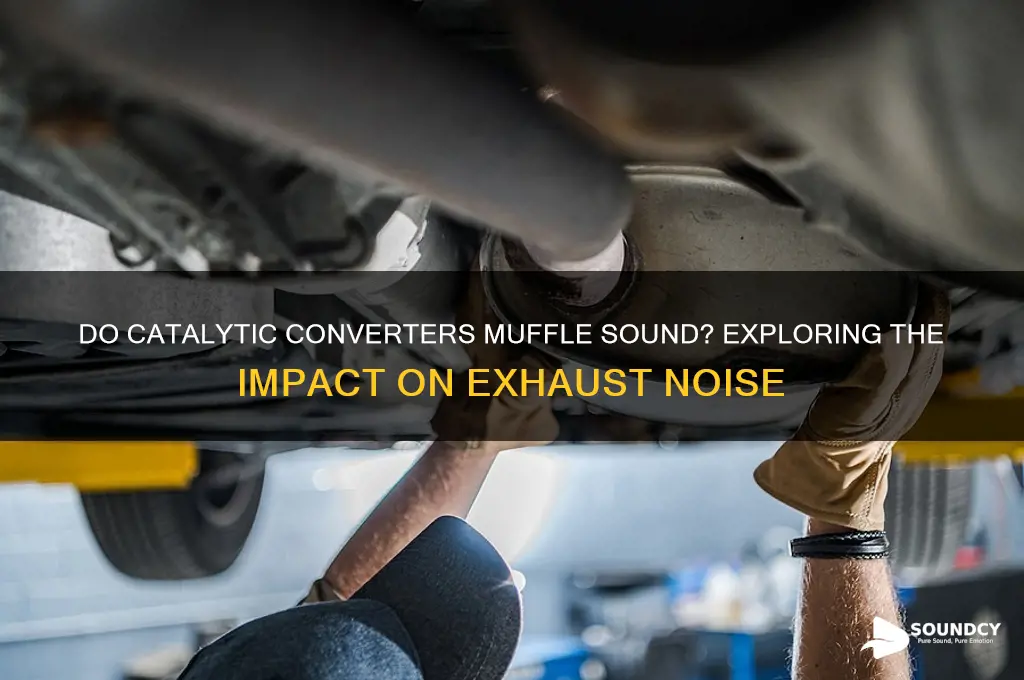 do catalytic converters muffle sound