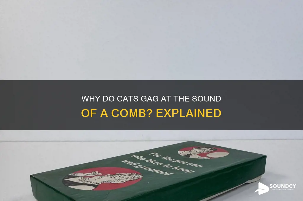 do cats gag at the sound of a comb