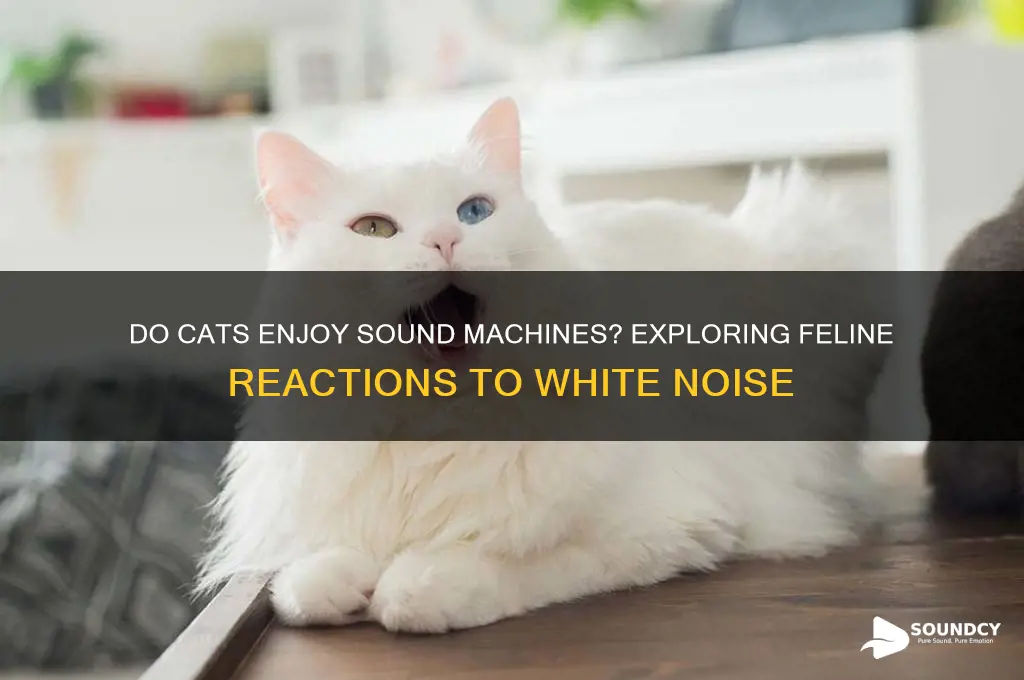 do cats like sound machines