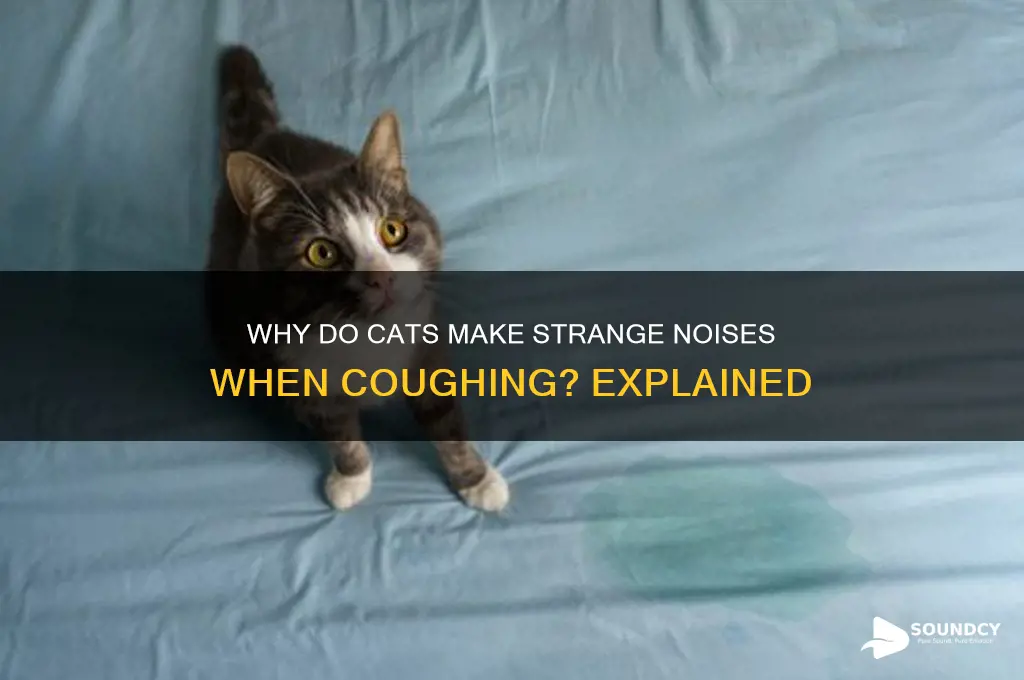 do cats make a weird sound when they cough