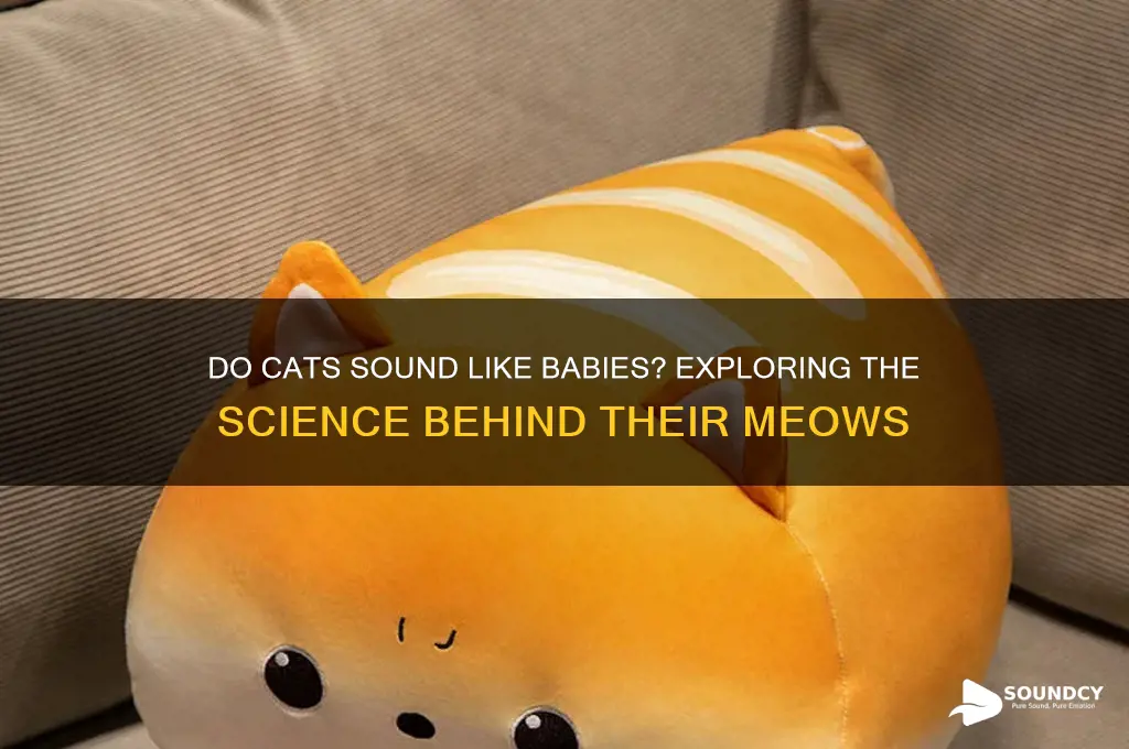 do cats sound like babies