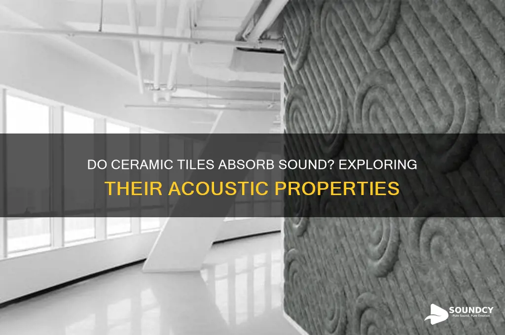 do ceramic tiles absorb sound