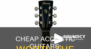 do cheap acoustic guitars sound bad