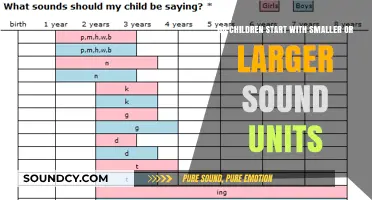 Do Children Begin with Smaller or Larger Sound Units in Speech Development?