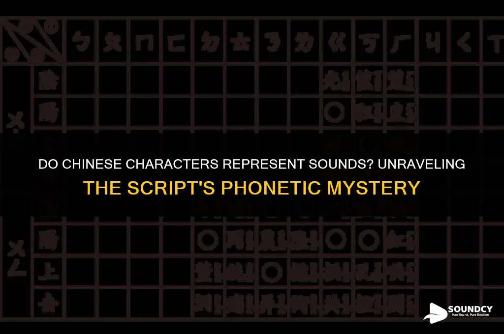 do chinese characters represent sounds