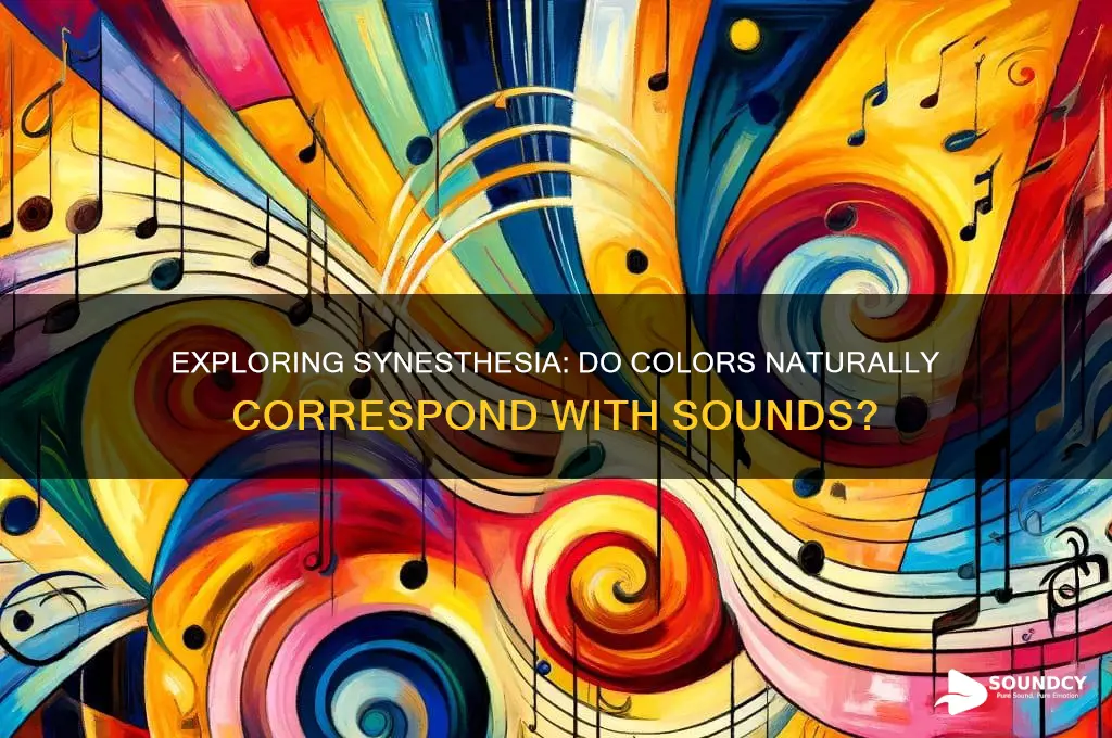 do colors correspond with sounds