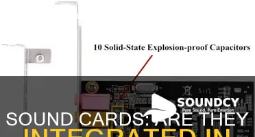 do computers have integrated sound card
