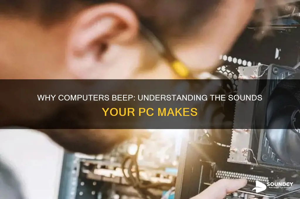 do computers make beeping sounds