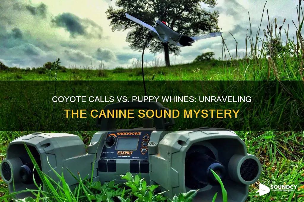 do coyotes sound like puppies