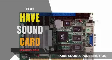 Do CPUs Have Sound Cards? Exploring Integrated Audio Solutions