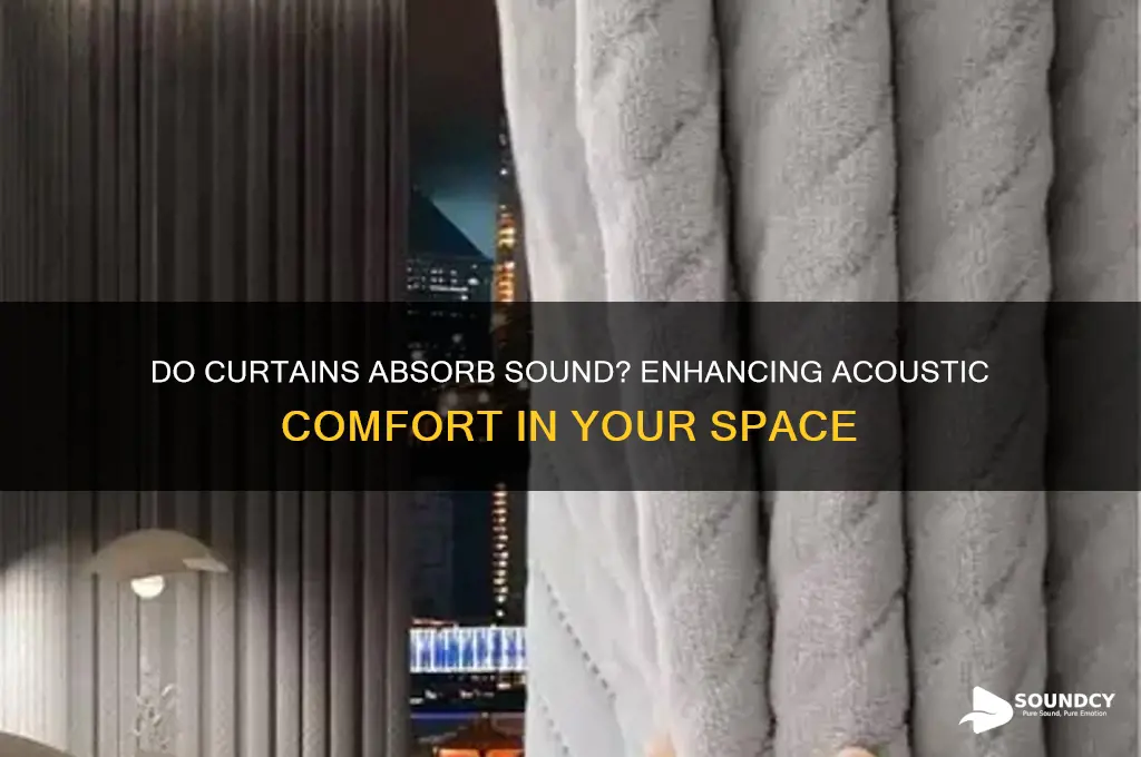 do curtains help absorb sound