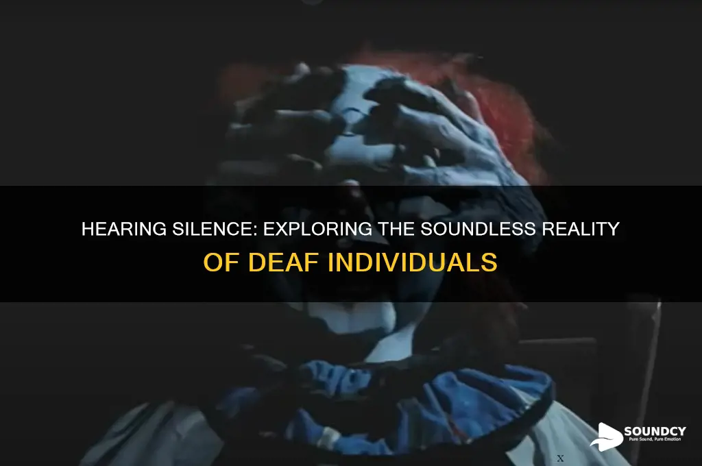 do deaf people live in a world without sound