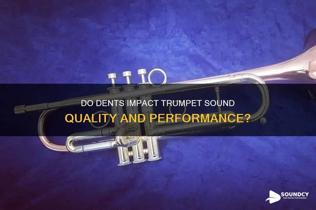 do dents affect trumpet sound