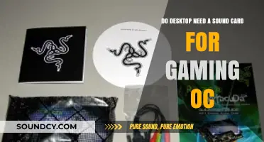 Gaming on Desktop: Is a Sound Card Essential for Optimal Experience?
