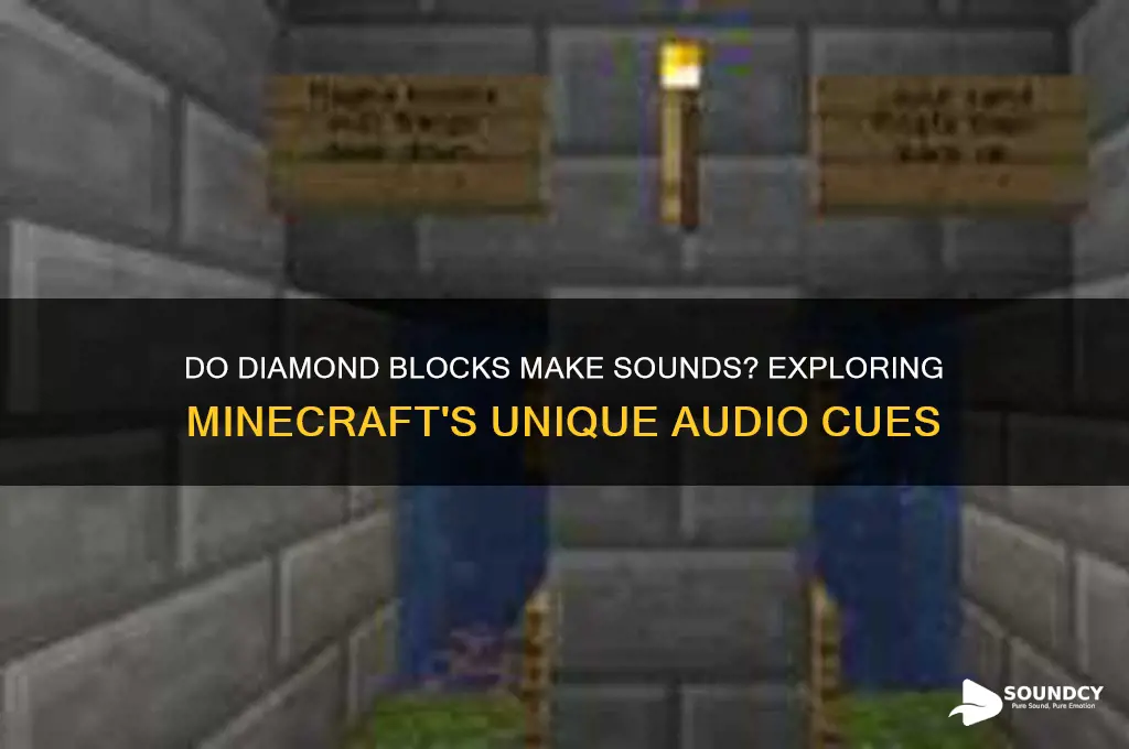 do diamond blocks make sounds
