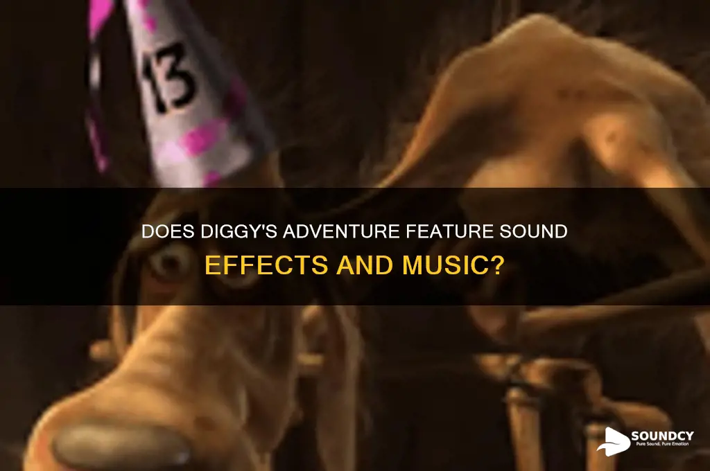 do diggys adventure have sound