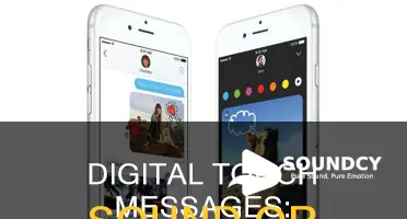 do digital touch messages have sound