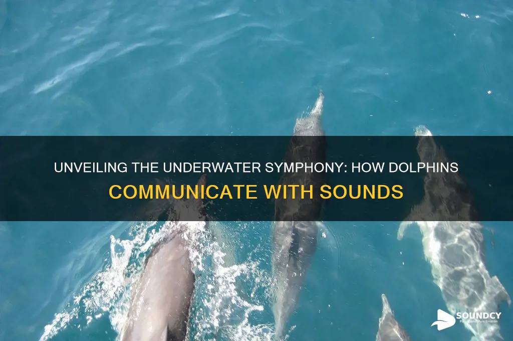 do dolphins make sounds underwater