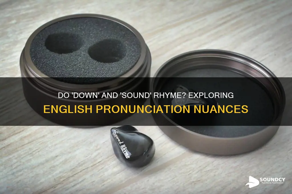 do down and sound rhyme