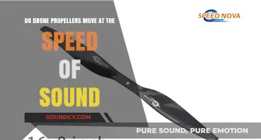 Do Drone Propellers Break the Sound Barrier? Exploring Their Speed