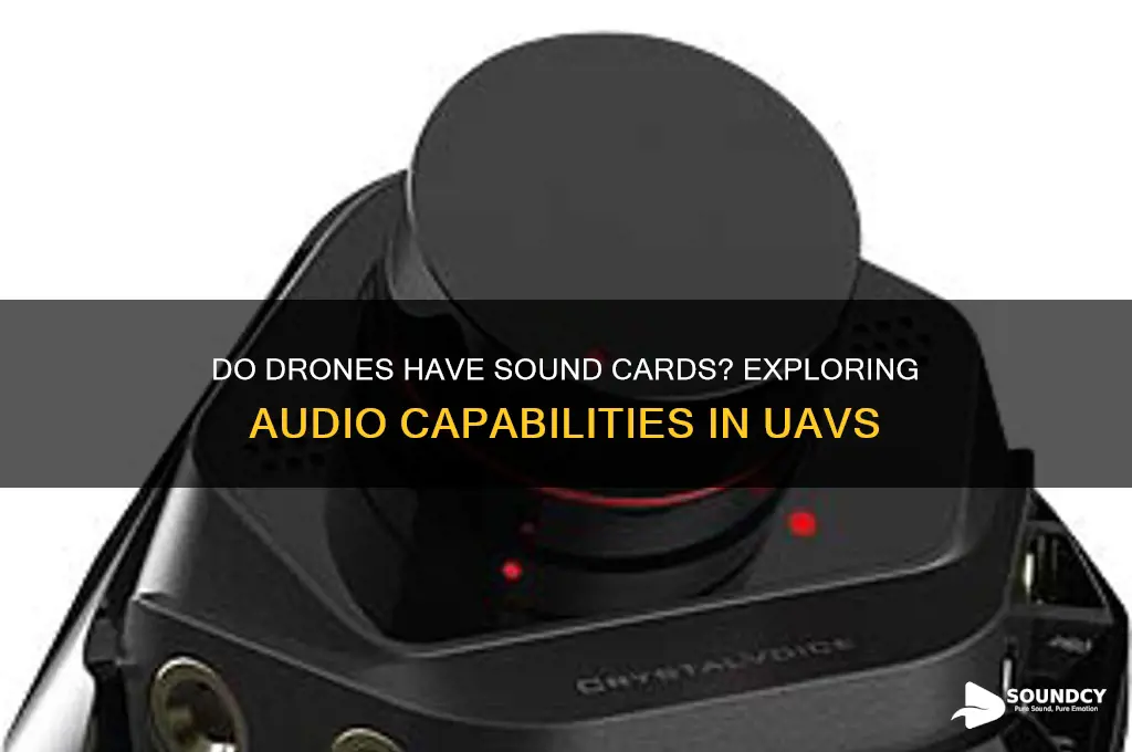 do drones have sound cards