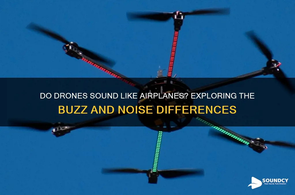 do drones sound like airplanes