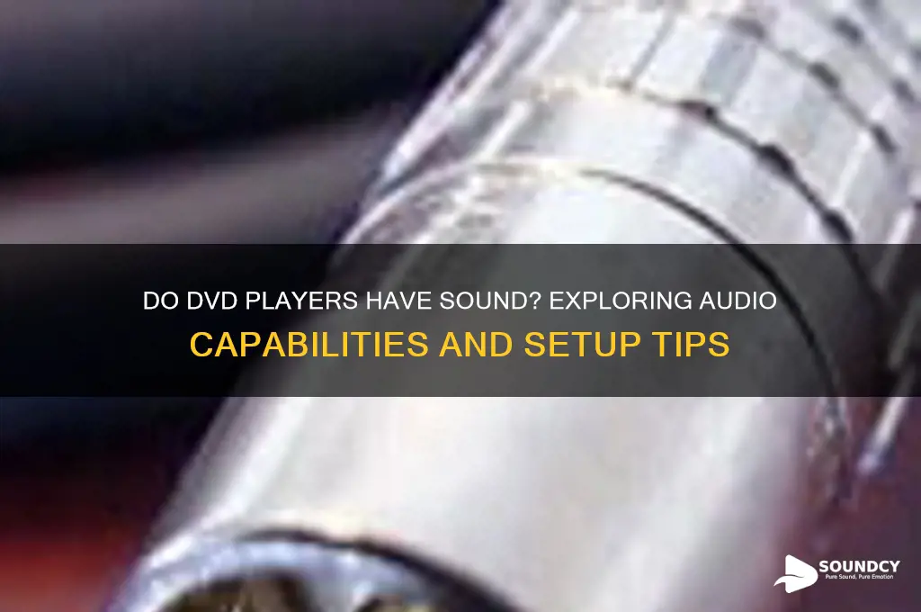 do dvd players have sound