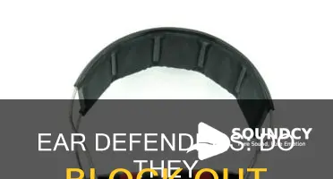 do ear defenders block out sound