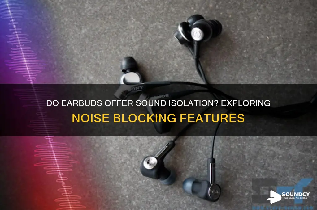 do earbuds have sound isolation