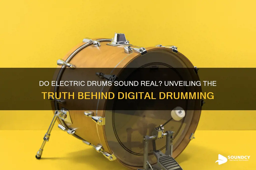 do electric drums sound real