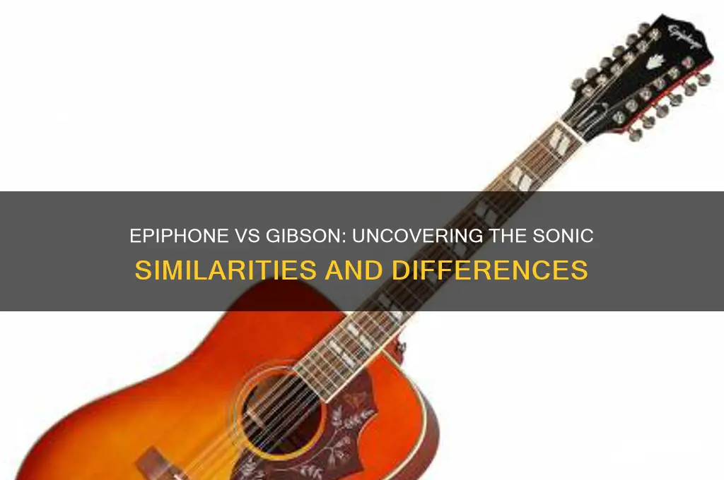 do epiphones sound like gibsons