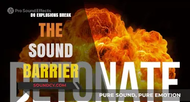 Explosions: Sonic Boom or Just a Bang?