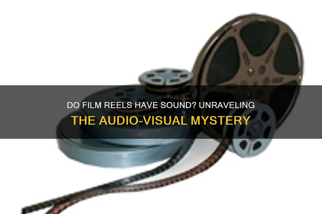 do film reels have sound
