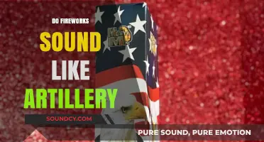 Fireworks vs. Artillery: Unraveling the Sonic Similarities and Differences