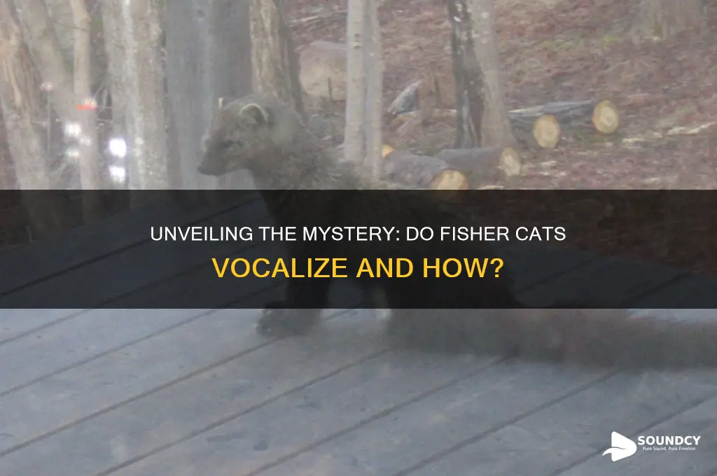 do fisher cats make sounds