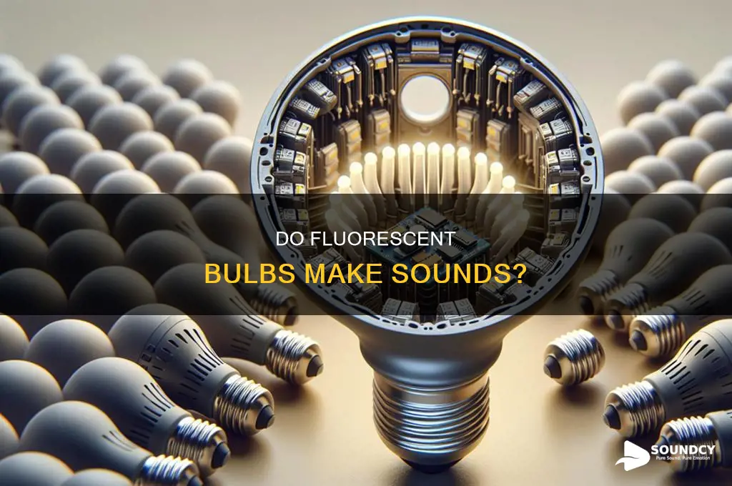 do flouresenct bulbs give off sound