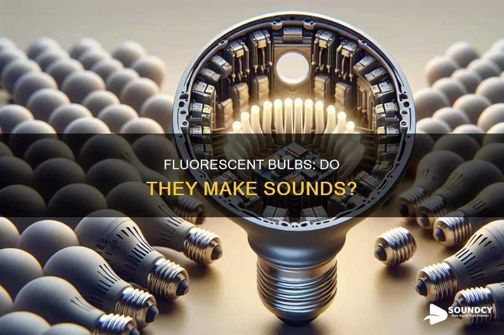 do fluorescent bulbs give off sound