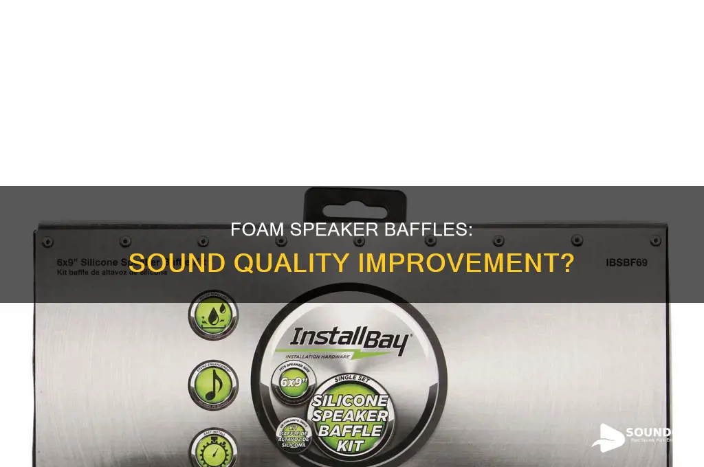 do foam speaker baffles help sound