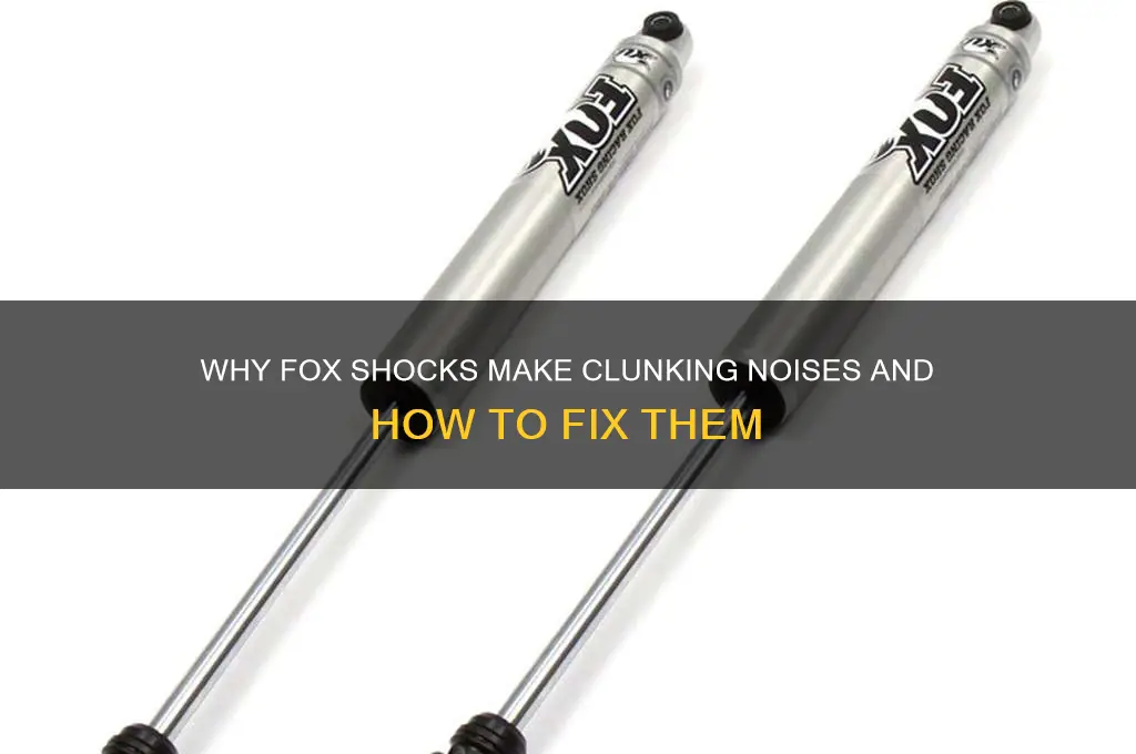 do fox shocks sound clunking