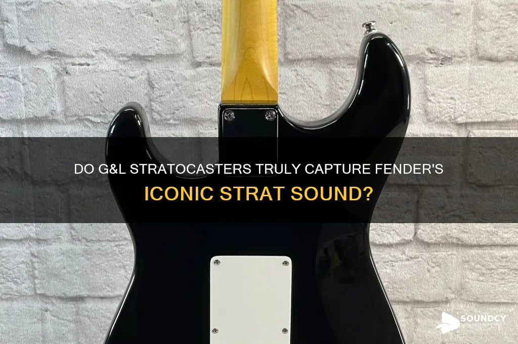 do g and l stratocasters sound like fender stratocasters