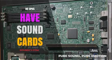 Do GPUs Have Sound Cards? Exploring Audio Processing in Graphics Cards